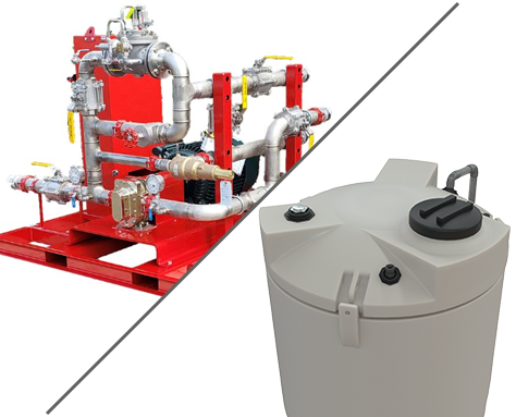 Foam Pump and Atmospheric Tank